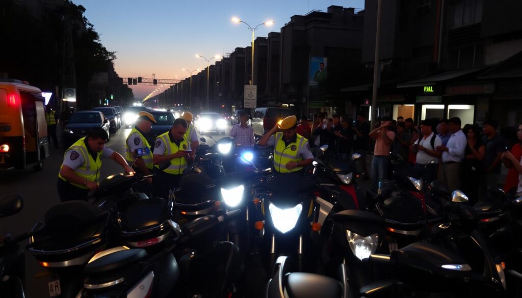 ratusan motor bodong disita polisi